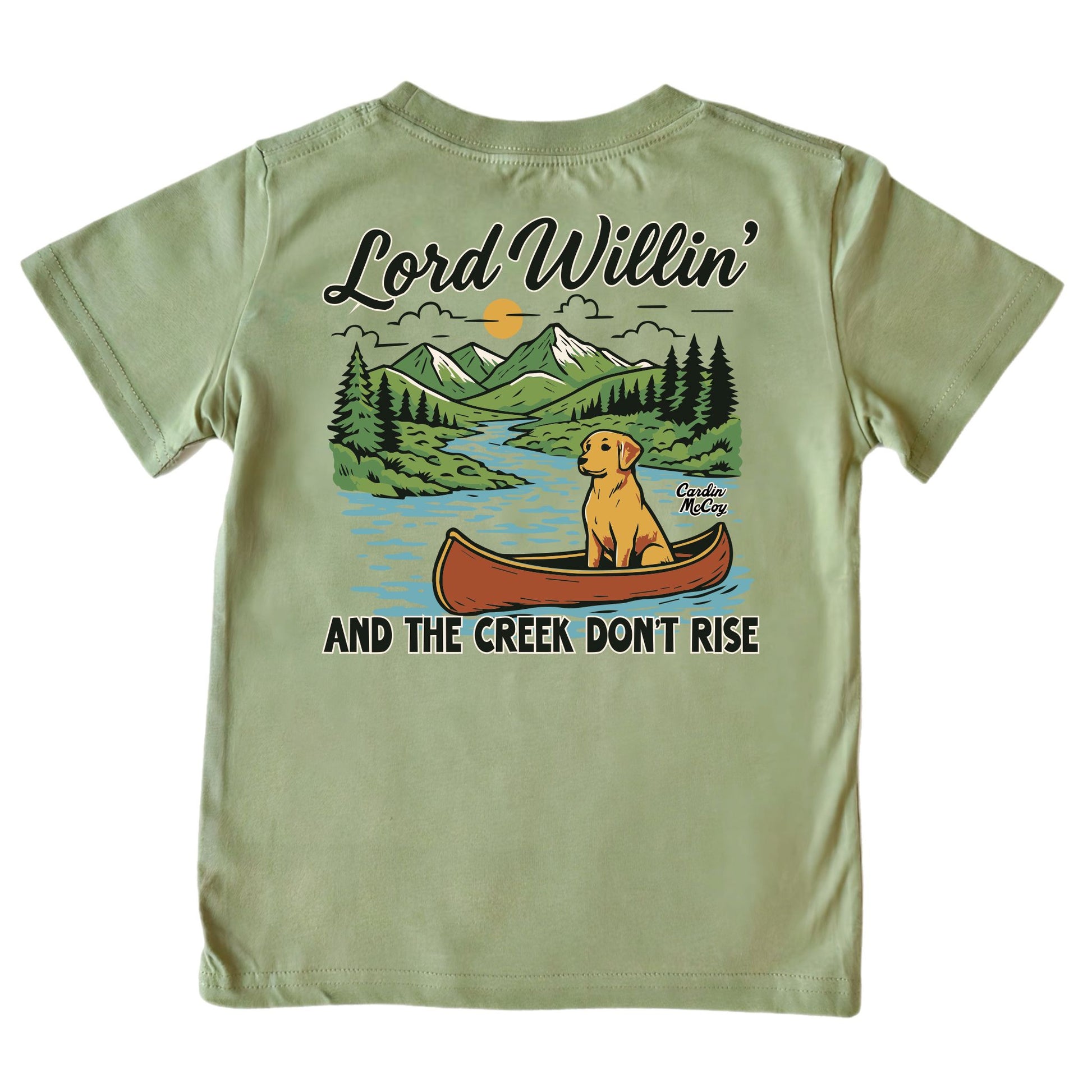 Kids' Lord Willin' Short-Sleeve Tee Short Sleeve T-Shirt Cardin McCoy Light Olive XXS (2/3) No Pocket