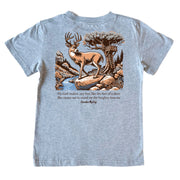 Kids' My God Makes Short-Sleeve Tee Short Sleeve T-Shirt Cardin McCoy Heather Gray XXS (2/3) Pocket