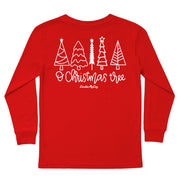 Kids' O Christmas Tree Long-Sleeve Tee Long Sleeve T-Shirt Cardin McCoy Red XXS (2/3) Pocket