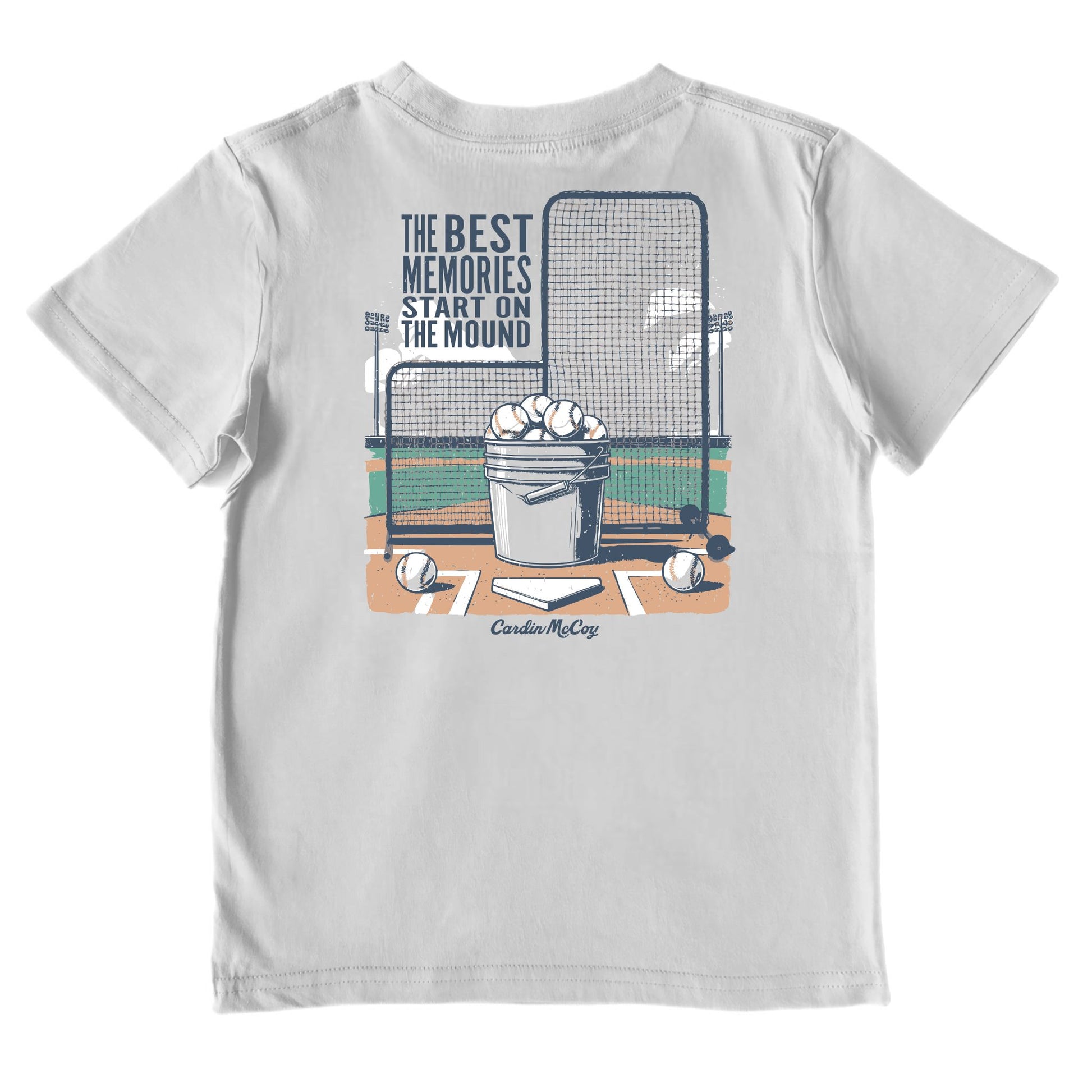 Kids' On the Mound Performance Short-Sleeve Tee Short Sleeve T-Shirt Cardin McCoy Gray Mist XXS (2/3) 