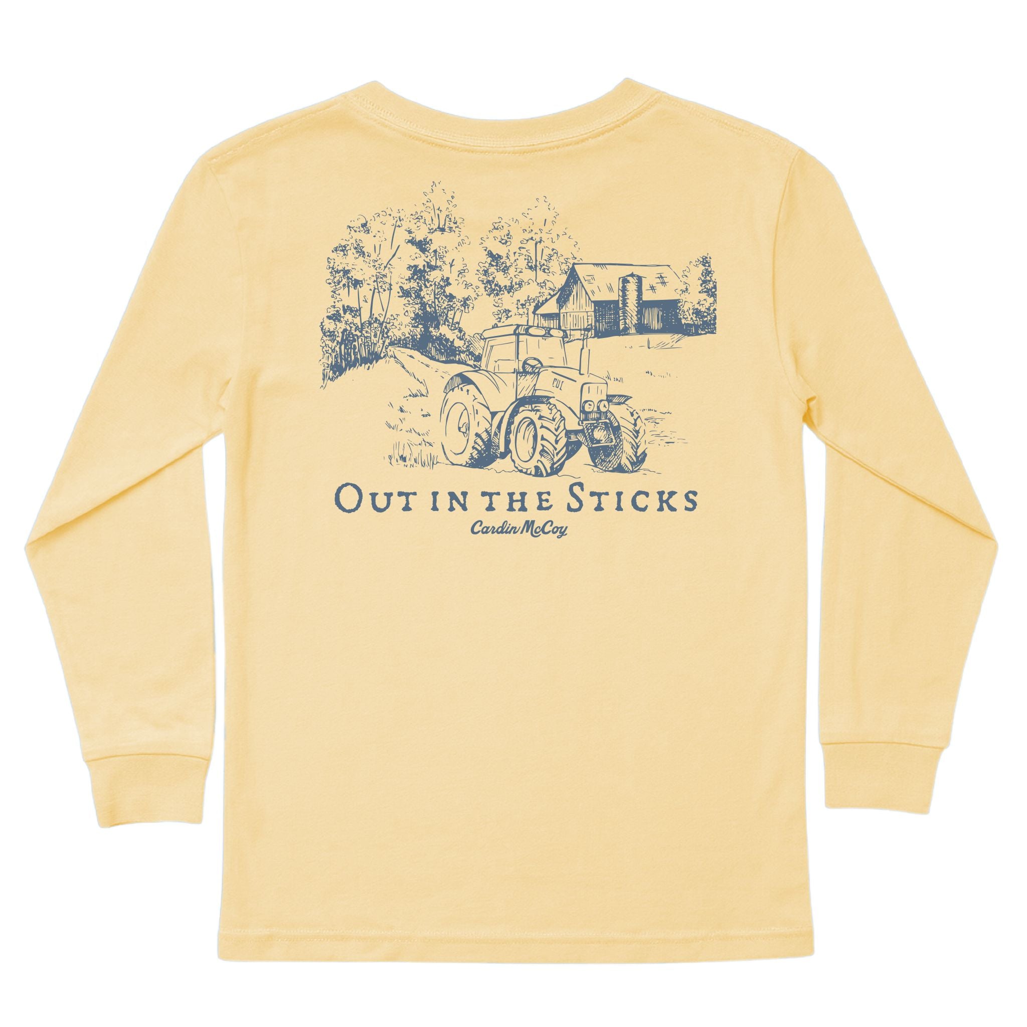 Kids' Out In The Sticks Long-Sleeve Tee Long Sleeve T-Shirt Cardin McCoy Butter XXS (2/3) Pocket