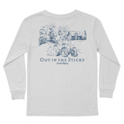 Kids' Out In The Sticks Long-Sleeve Tee Long Sleeve T-Shirt Cardin McCoy Ice Gray XXS (2/3) Pocket
