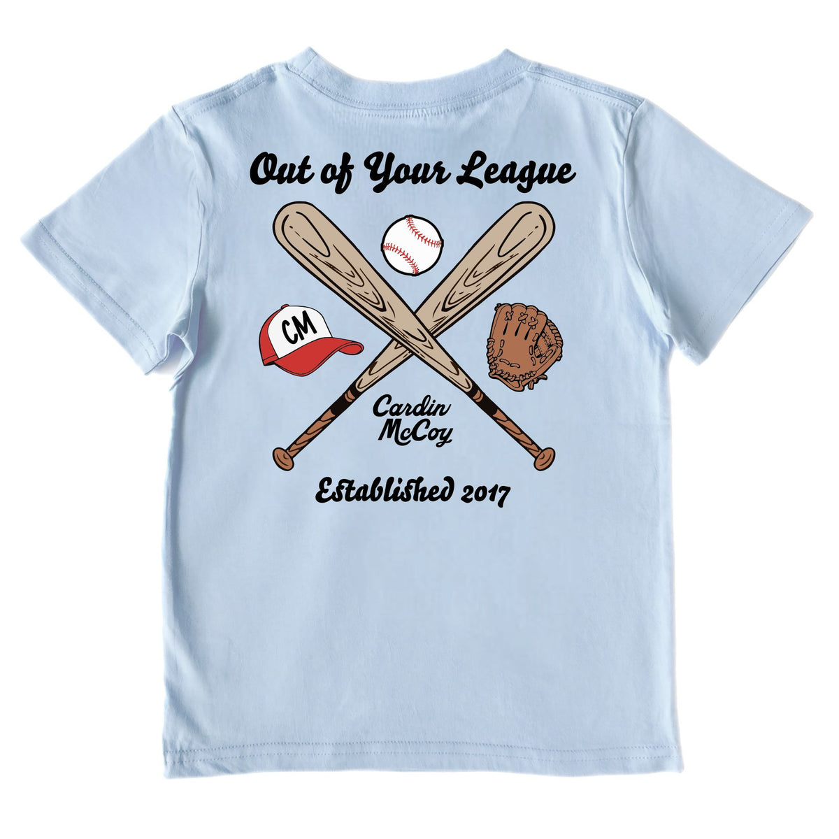 Kids' Out Of Your League Performance Short-Sleeve Tee Short Sleeve T-Shirt Cardin McCoy Blue Sky XXS (2/3) 