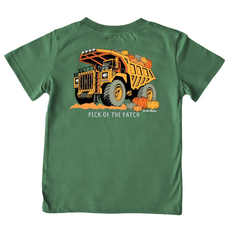 Kids' Pick of the Patch Short-Sleeve Tee Short Sleeve T-Shirt Cardin McCoy Dark Olive XXS (2/3) Pocket