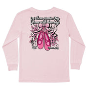 Kids' Praise With Dancing Long-Sleeve Tee Long Sleeve T-Shirt Cardin McCoy Light Pink XXS (2/3) Pocket