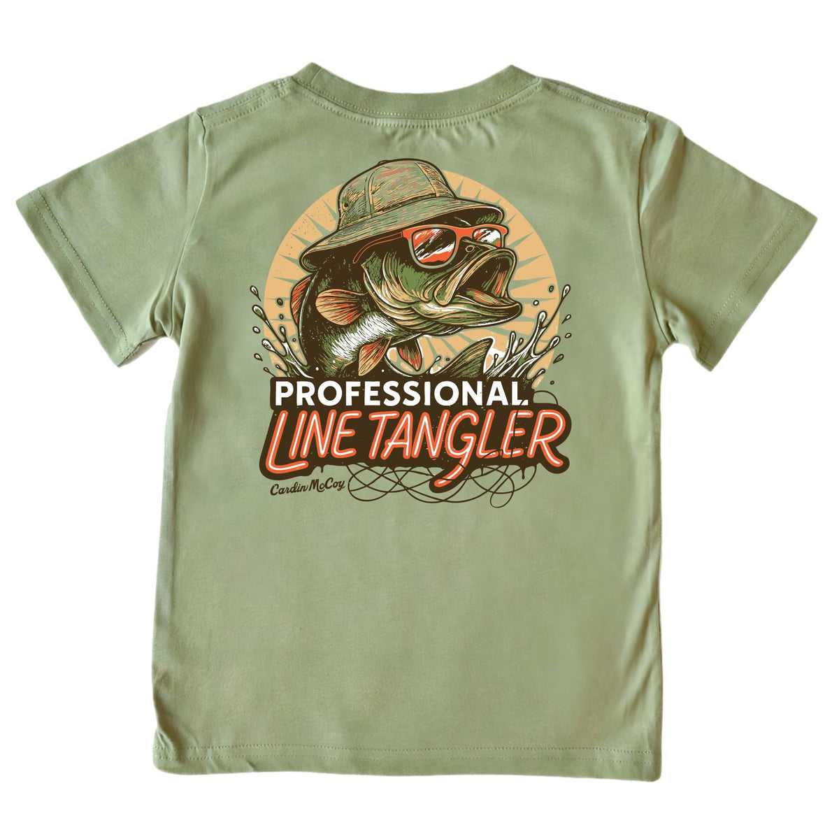 Kids' Professional Line Tangler Short-Sleeve Tee Short Sleeve T-Shirt Cardin McCoy Light Olive XXS (2/3) Pocket