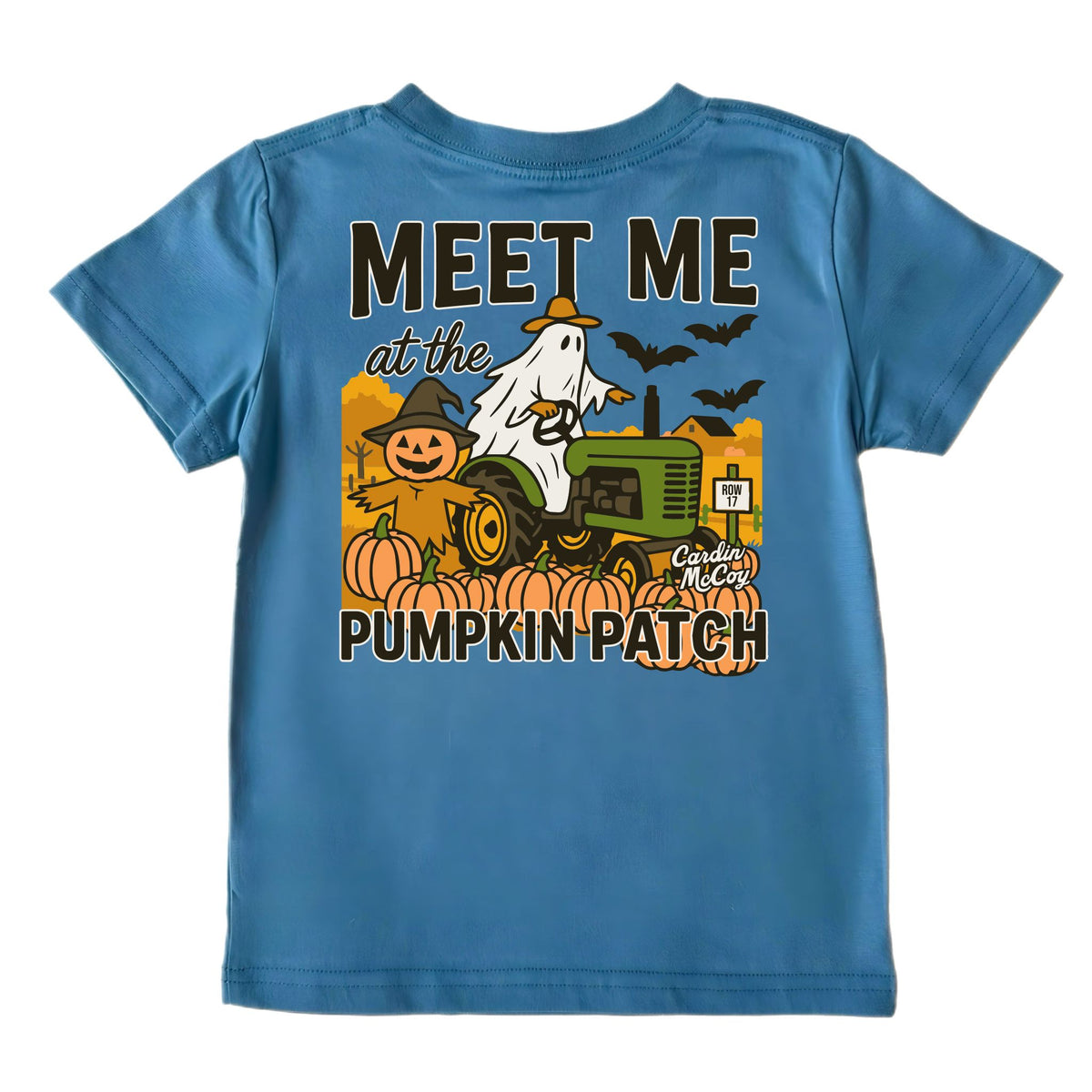 Kids' Pumpkin Patch Short-Sleeve Tee Short Sleeve T-Shirt Cardin McCoy Blue XXS (2/3) No Pocket
