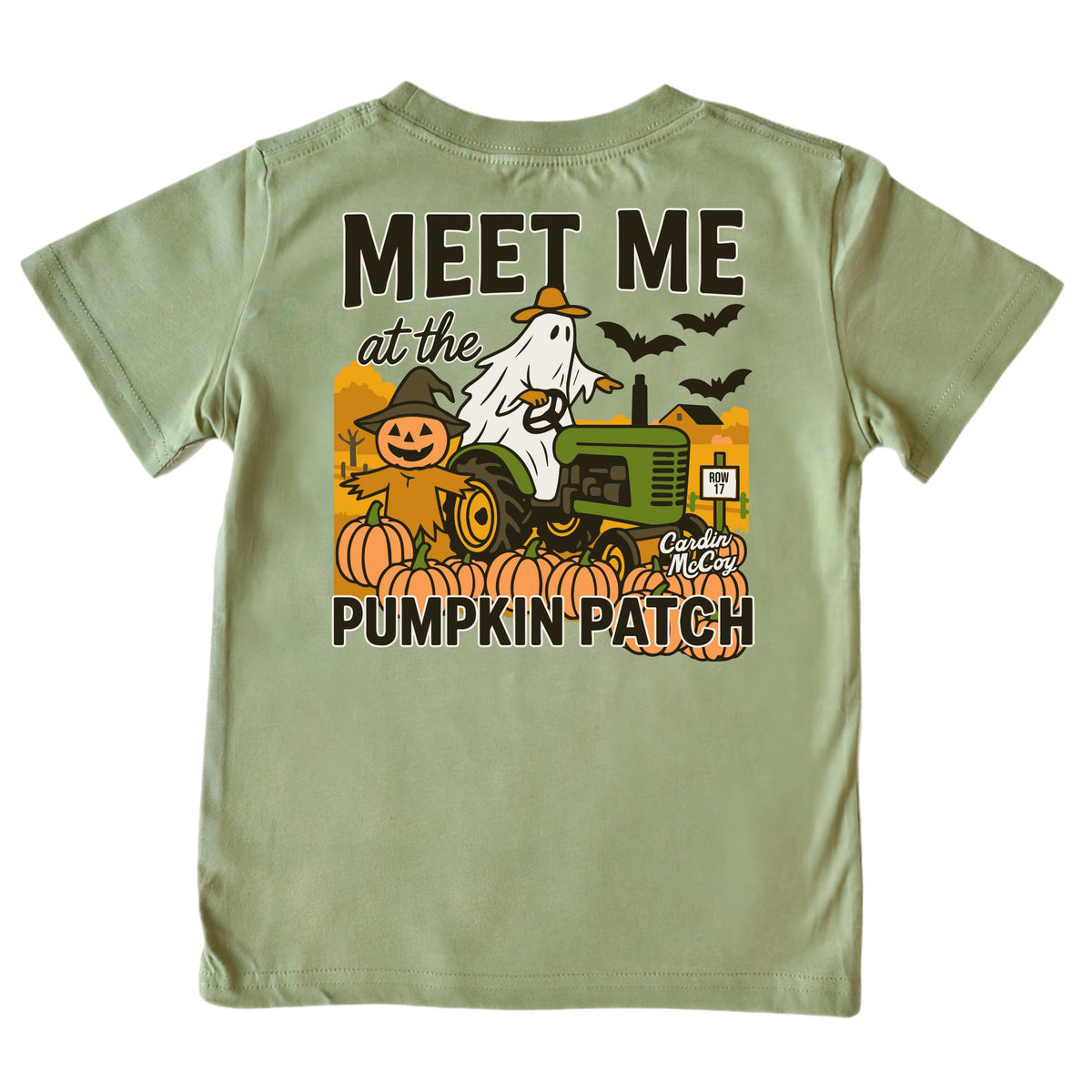 Kids' Pumpkin Patch Short-Sleeve Tee Short Sleeve T-Shirt Cardin McCoy Light Olive XXS (2/3) No Pocket