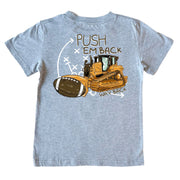 Kids' Push Em Back Short-Sleeve Tee Short Sleeve T-Shirt Cardin McCoy Heather Gray XXS (2/3) Pocket