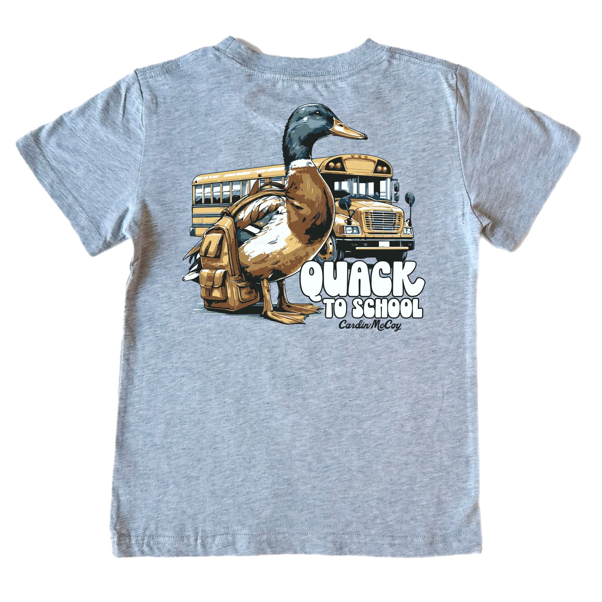 BABYL 麥神狐神　QUICK-DRY TEE Kids' Quack to School Short-Sleeve Tee – Cardin McCoy