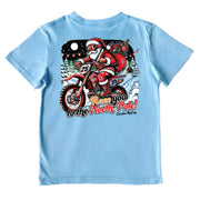 Kids' Race To The North Pole Short-Sleeve Tee Short Sleeve T-Shirt Cardin McCoy Light Blue XXS (2/3) Pocket