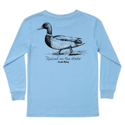 Kids' Raised On The Water Long-Sleeve Tee Long Sleeve T-Shirt Cardin McCoy Light Blue XXS (2/3) Pocket