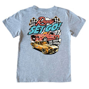 Kids' Ready Set Go Short-Sleeve Tee Short Sleeve T-Shirt Cardin McCoy Heather Gray XXS (2/3) Pocket