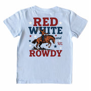 Kids' Red, White & Rowdy Short-Sleeve Tee Short Sleeve T-Shirt Cardin McCoy Cool Blue XXS (2/3) Pocket