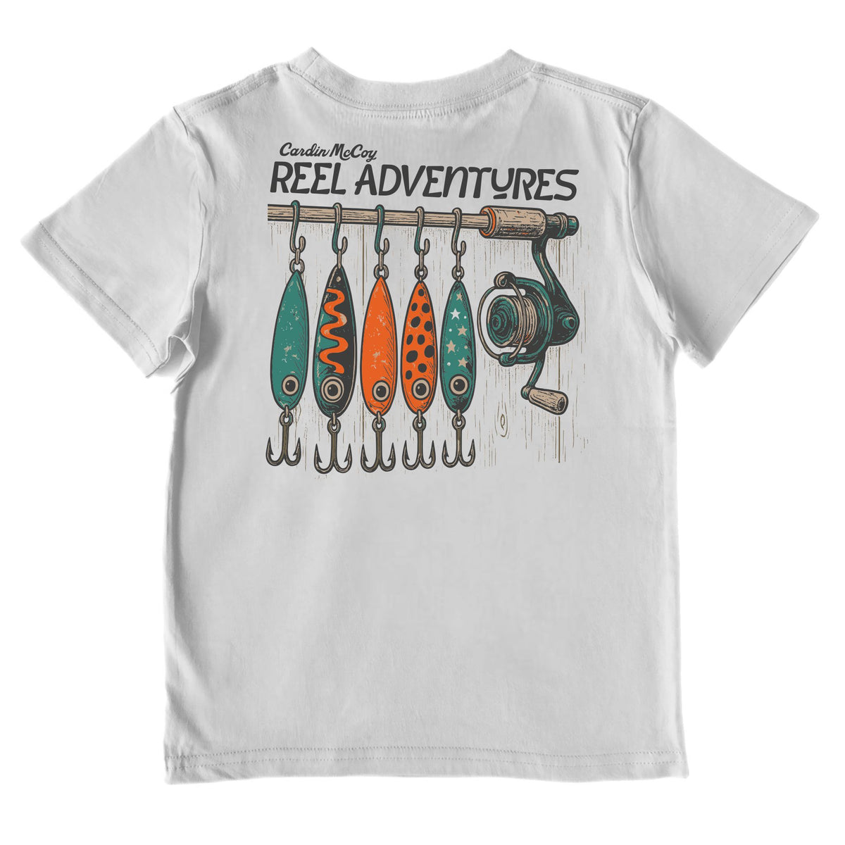 Kids' Reel Adventures Performance Short-Sleeve Tee Short Sleeve T-Shirt Cardin McCoy Gray Mist XXS (2/3) Performance