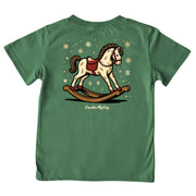 Kids' Rocking Horse Short-Sleeve Tee Short Sleeve T-Shirt Cardin McCoy Dark Olive XXS (2/3) Pocket