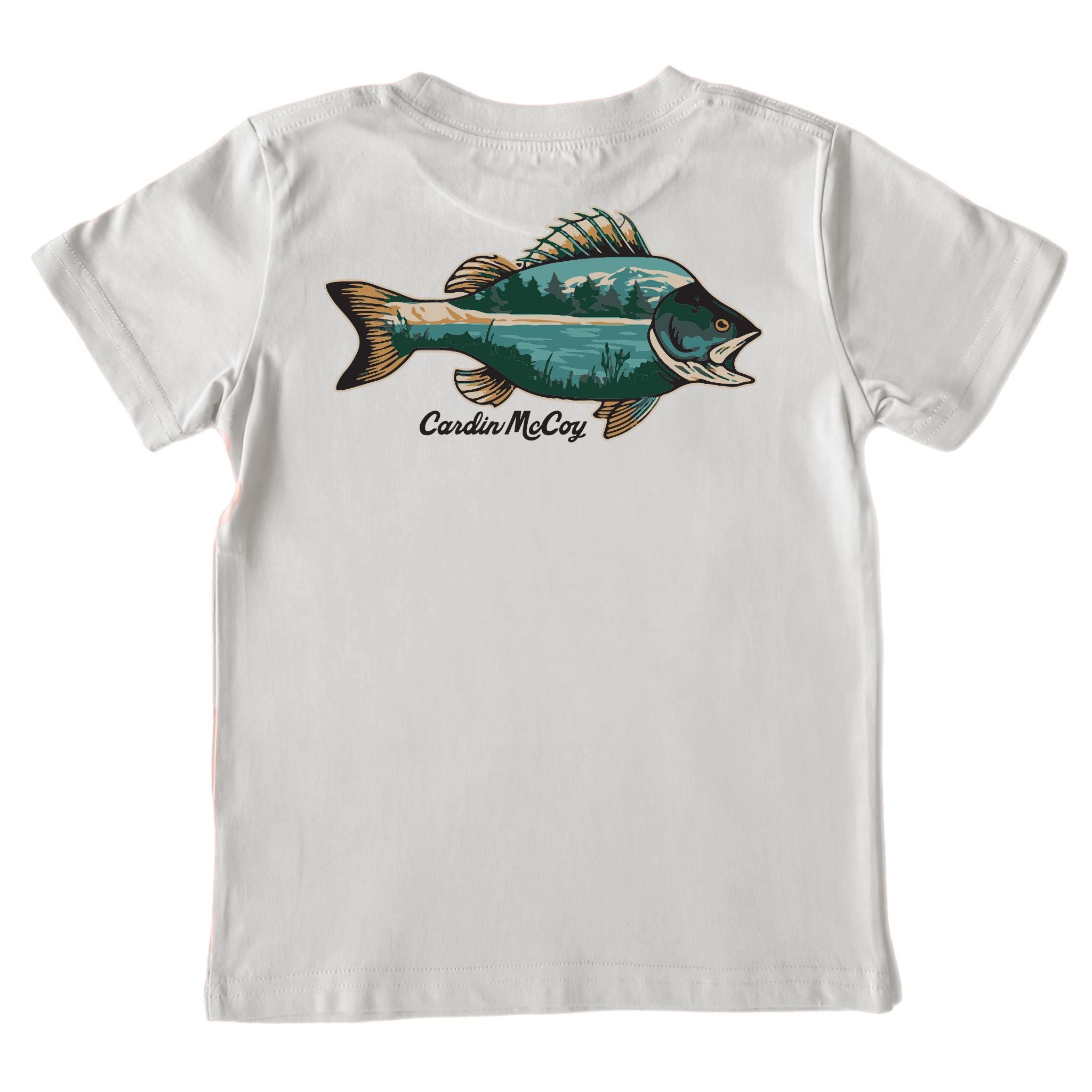 Kids' Sandbar Fish Short-Sleeve Tee Short Sleeve T-Shirt Cardin McCoy Ice Gray XXS (2/3) Pocket