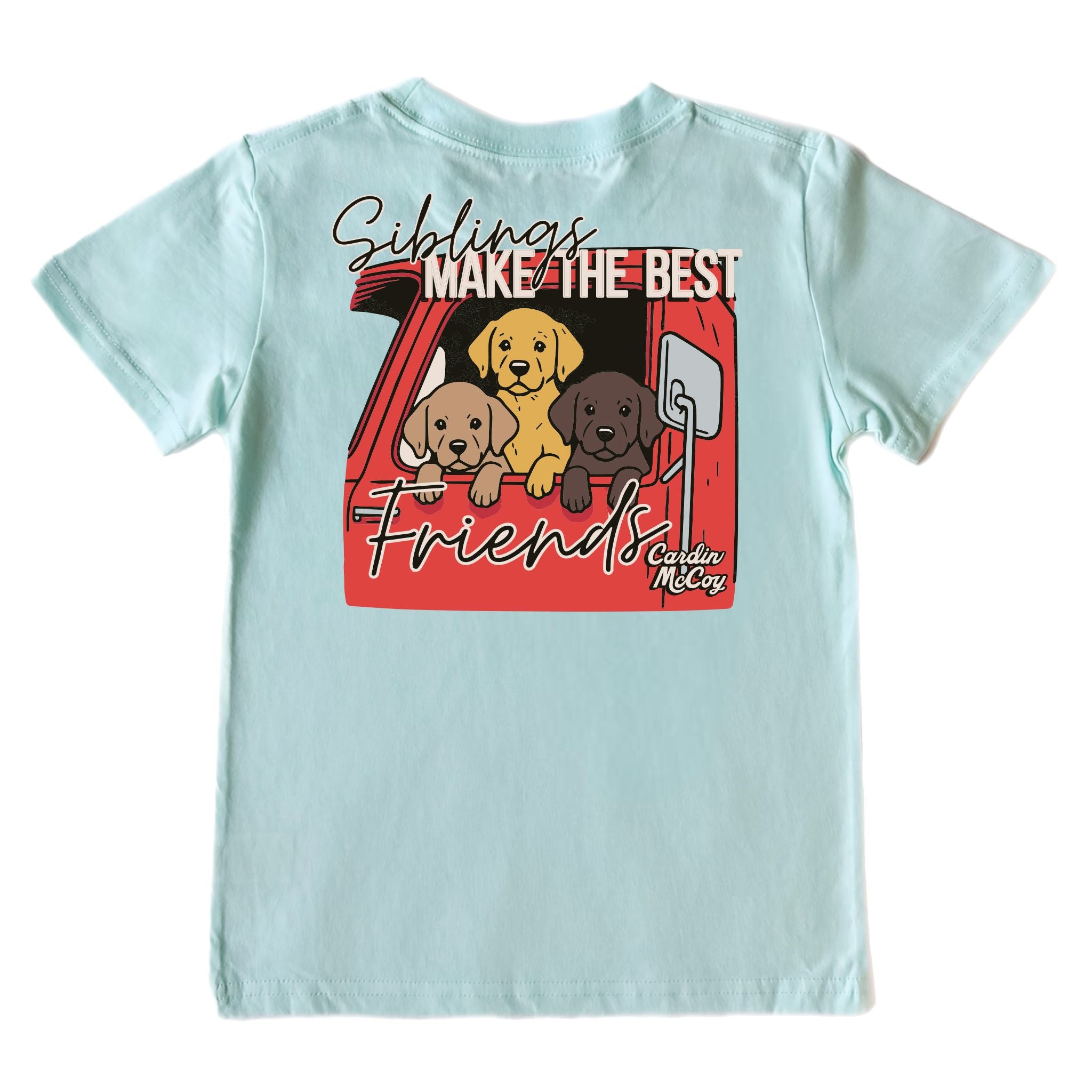 Kids' Siblings Short-Sleeve Tee Short Sleeve T-Shirt Cardin McCoy Blue Mint XXS (2/3) Pocket