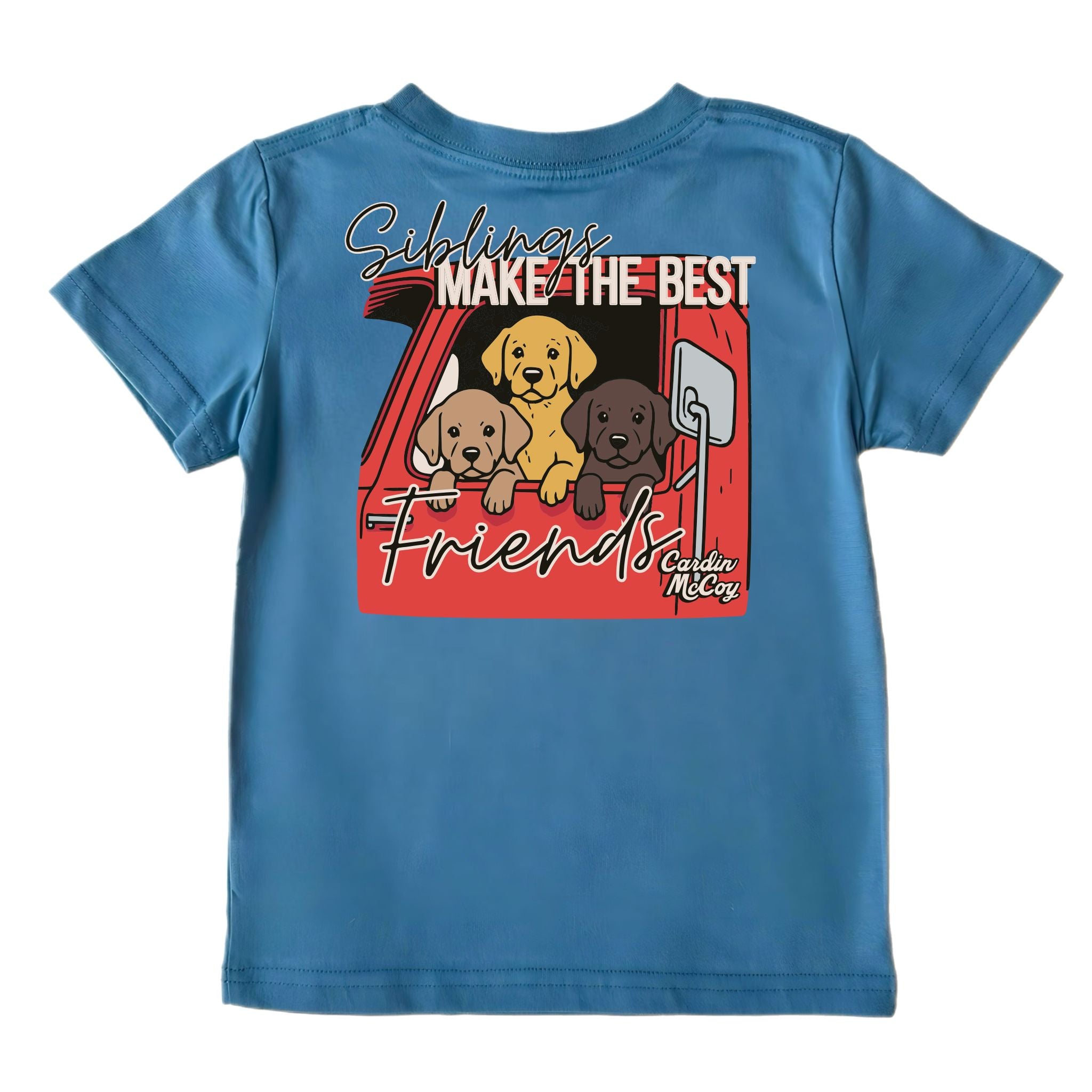 Kids' Siblings Short-Sleeve Tee Short Sleeve T-Shirt Cardin McCoy Blue XXS (2/3) No Pocket