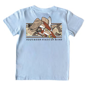 Kids' Southern State of Mind Wood Ducks Short-Sleeve Tee Short Sleeve T-Shirt Cardin McCoy Cool Blue XXS (2/3) Pocket