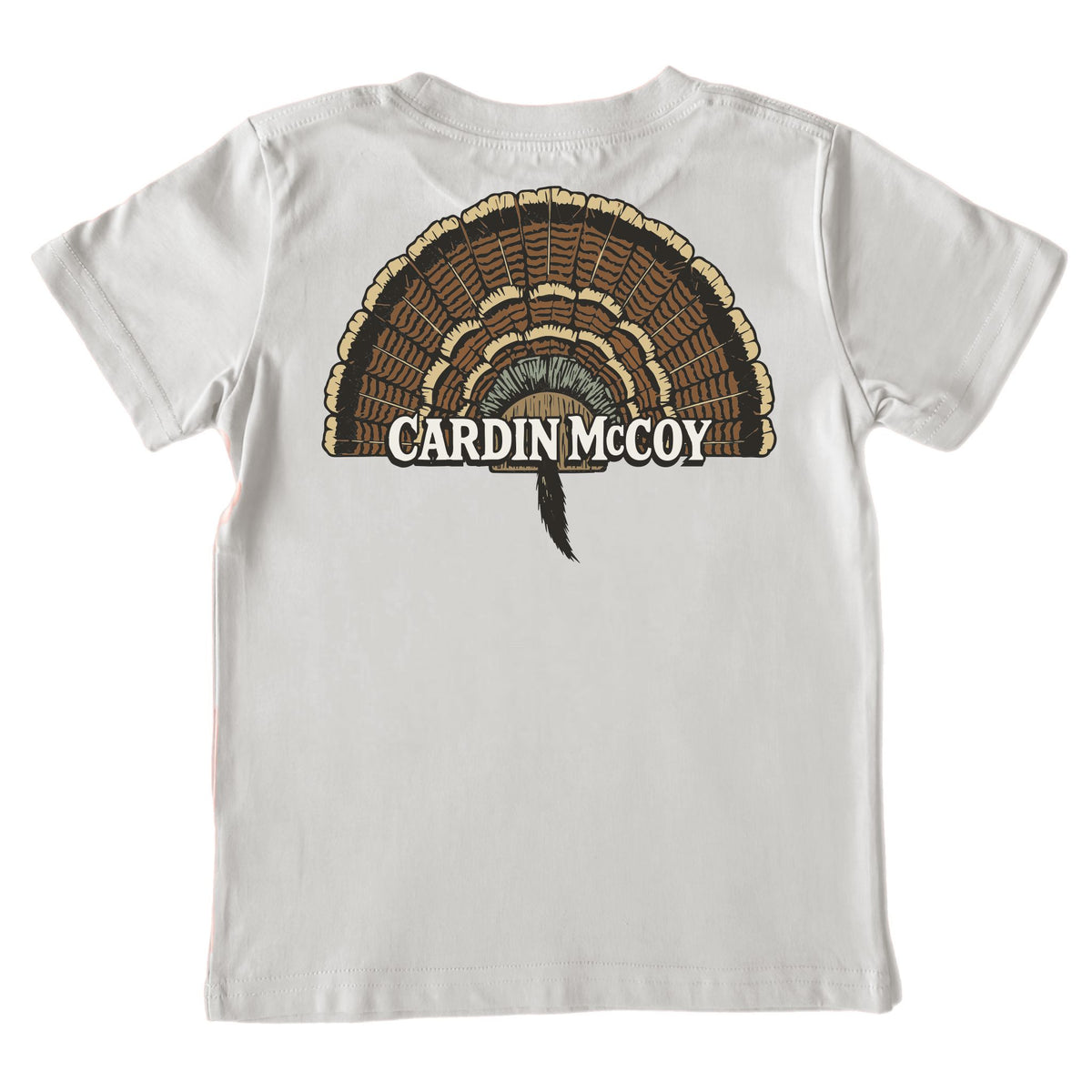 Kids' Tail Feathers Short-Sleeve Tee Short Sleeve T-Shirt Cardin McCoy Ice Gray XXS (2/3) Pocket