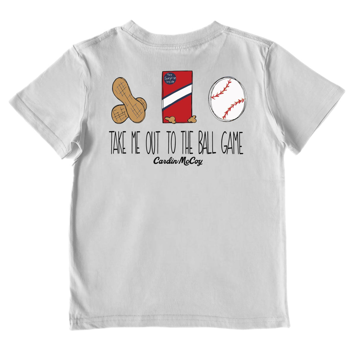 Kids' Take Me Out To The Ballgame Performance Short-Sleeve Tee Short Sleeve T-Shirt Cardin McCoy Gray Mist XXS (2/3) 