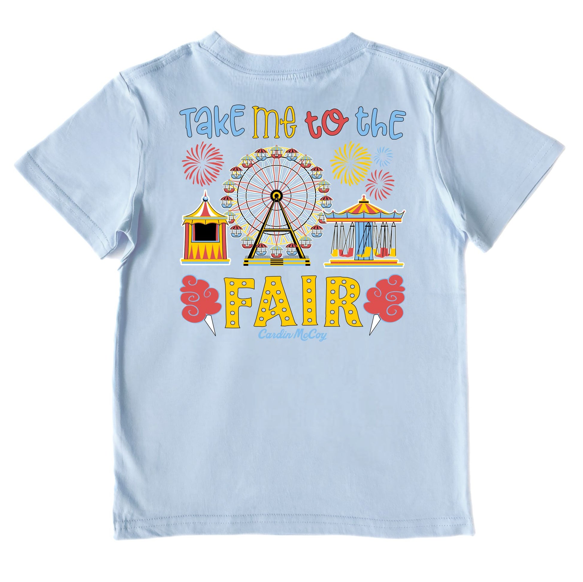 Kids' Take Me To The Fair Short-Sleeve Performance Tee Short Sleeve T-Shirt Cardin McCoy Blue Sky XXS (2/3) Performance