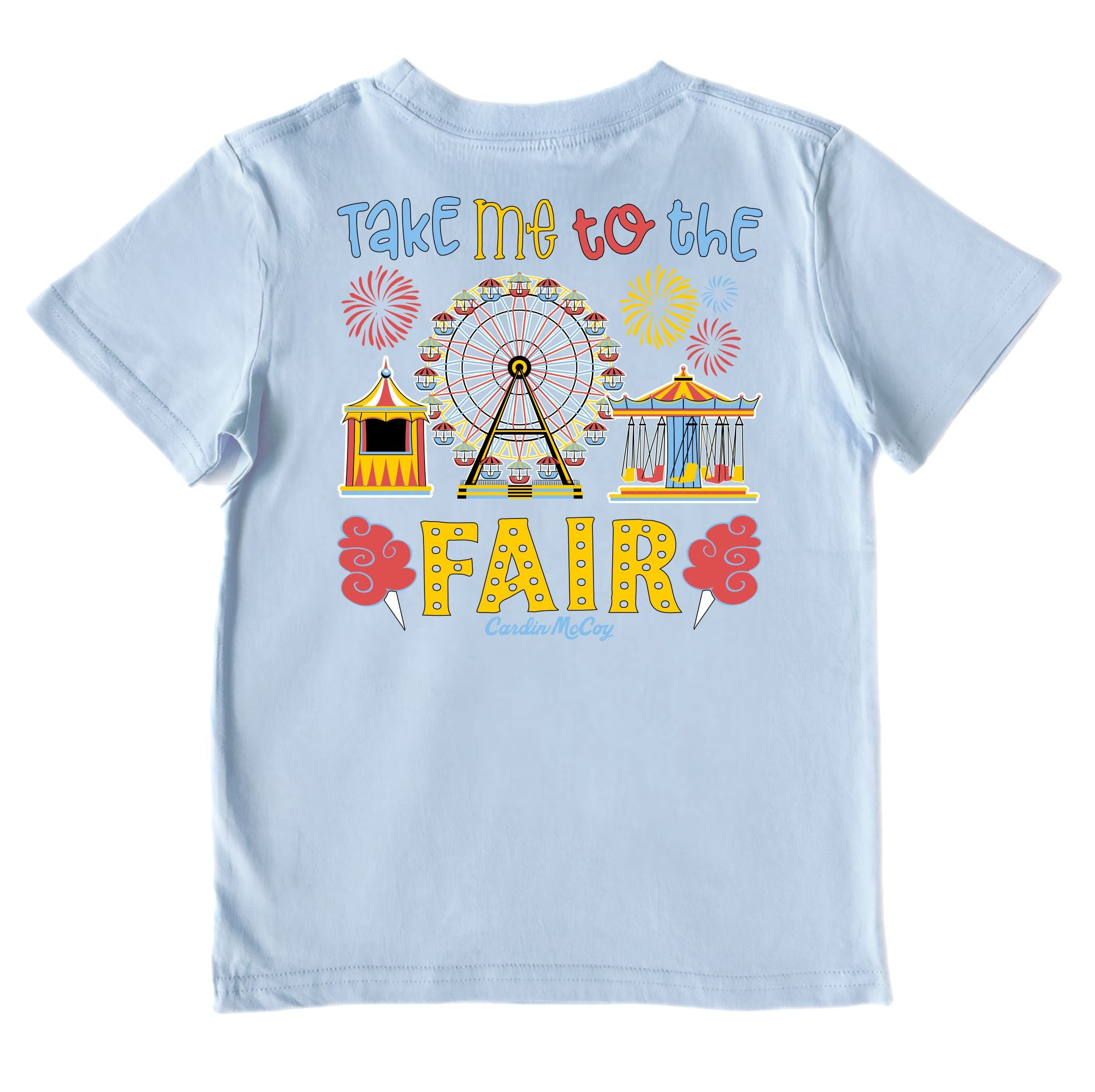 Kids' Take Me To The Fair Short-Sleeve Performance Tee Short Sleeve T-Shirt Cardin McCoy Blue Sky XXS (2/3) Performance