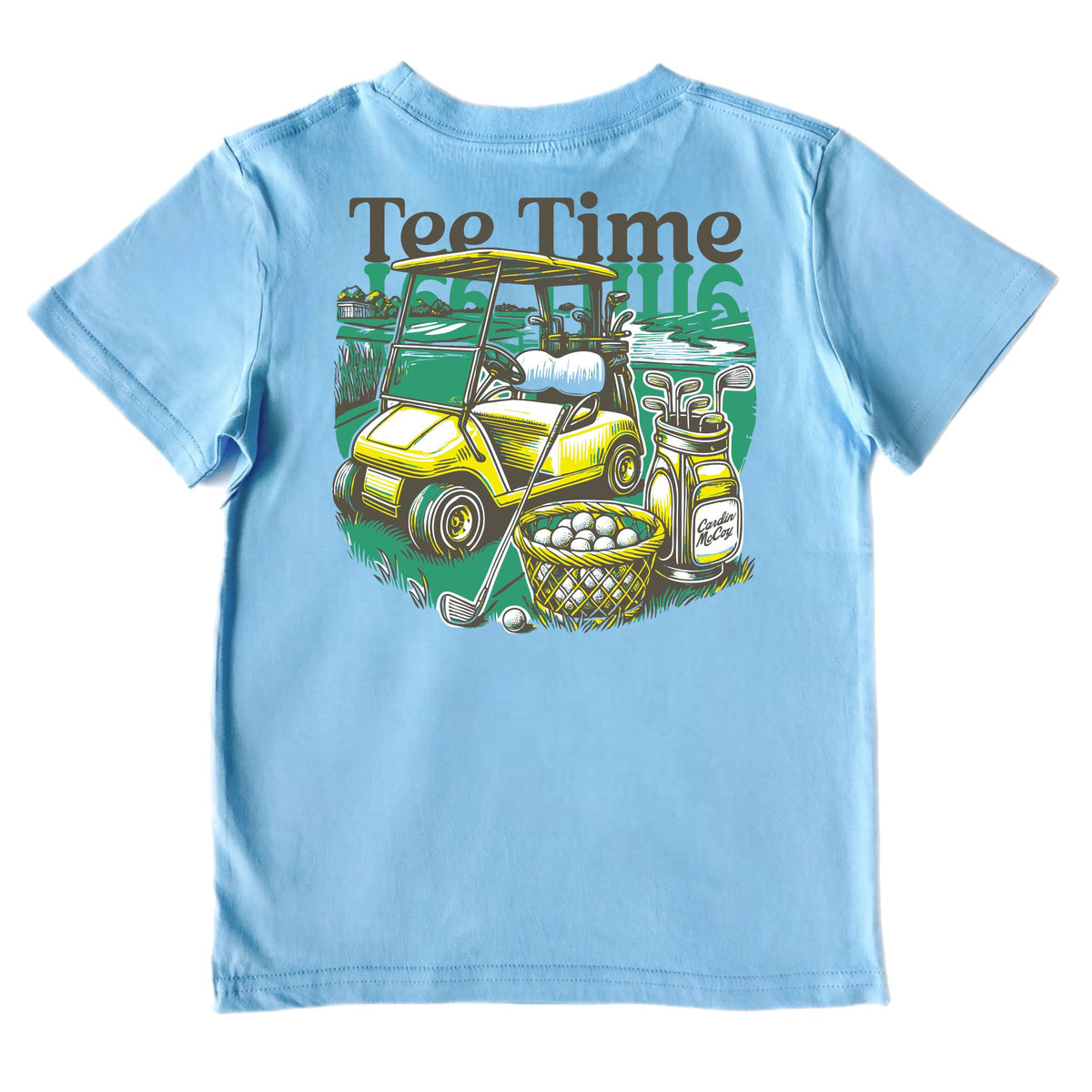 Kids' Tee Time Short-Sleeve Tee Short Sleeve T-Shirt Cardin McCoy Light Blue XXS (2/3) Pocket