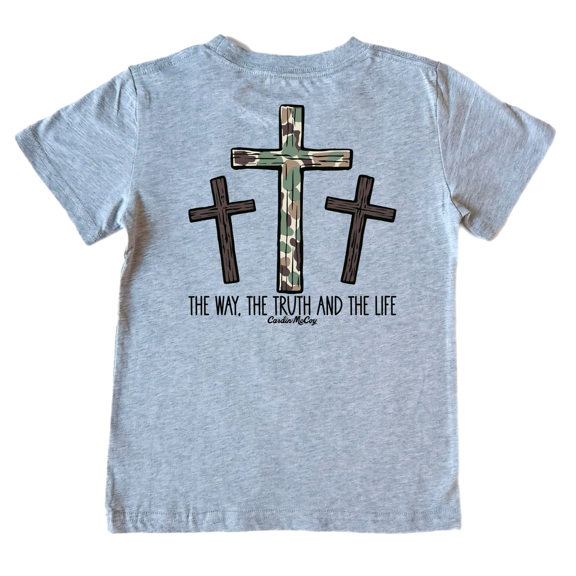 Kids' The Truth Short-Sleeve Tee Short Sleeve T-Shirt Cardin McCoy Heather Gray XXS (2/3) Pocket
