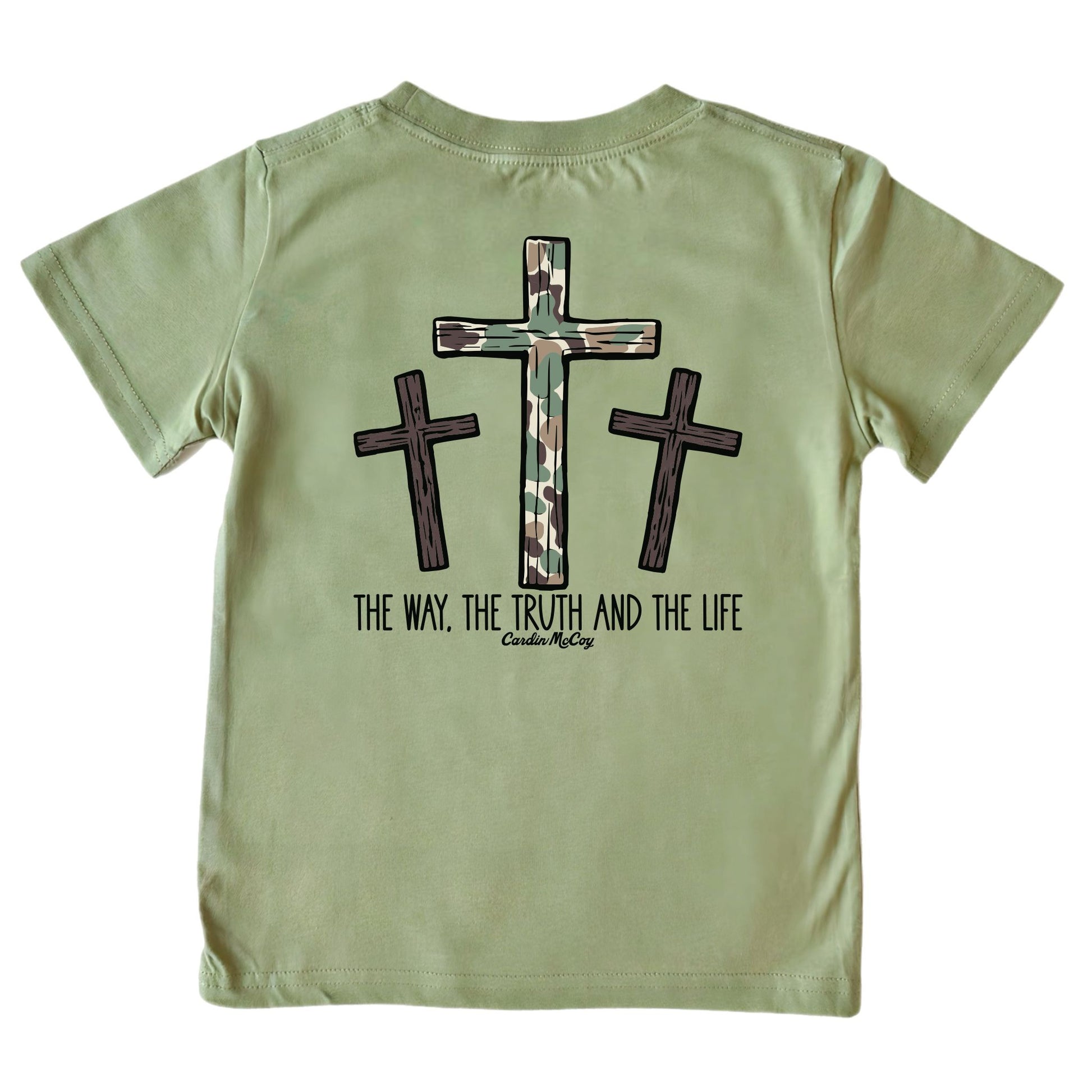 Kids' The Truth Short-Sleeve Tee Short Sleeve T-Shirt Cardin McCoy Light Olive XXS (2/3) Pocket