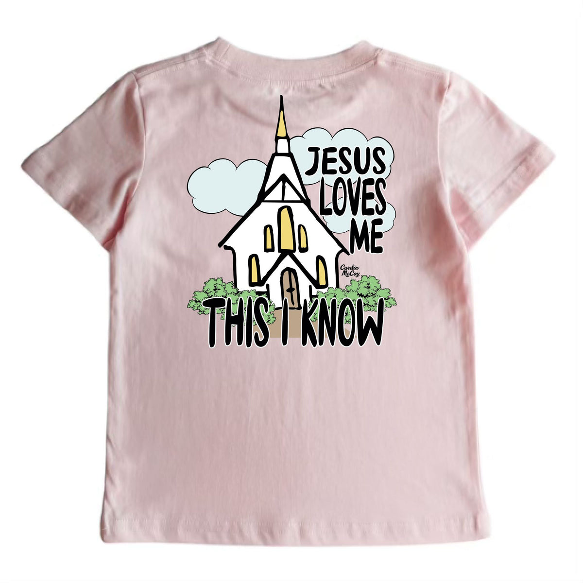 Kids' This I Know Short-Sleeve Tee Short Sleeve T-Shirt Cardin McCoy Light Pink XXS (2/3) Pocket