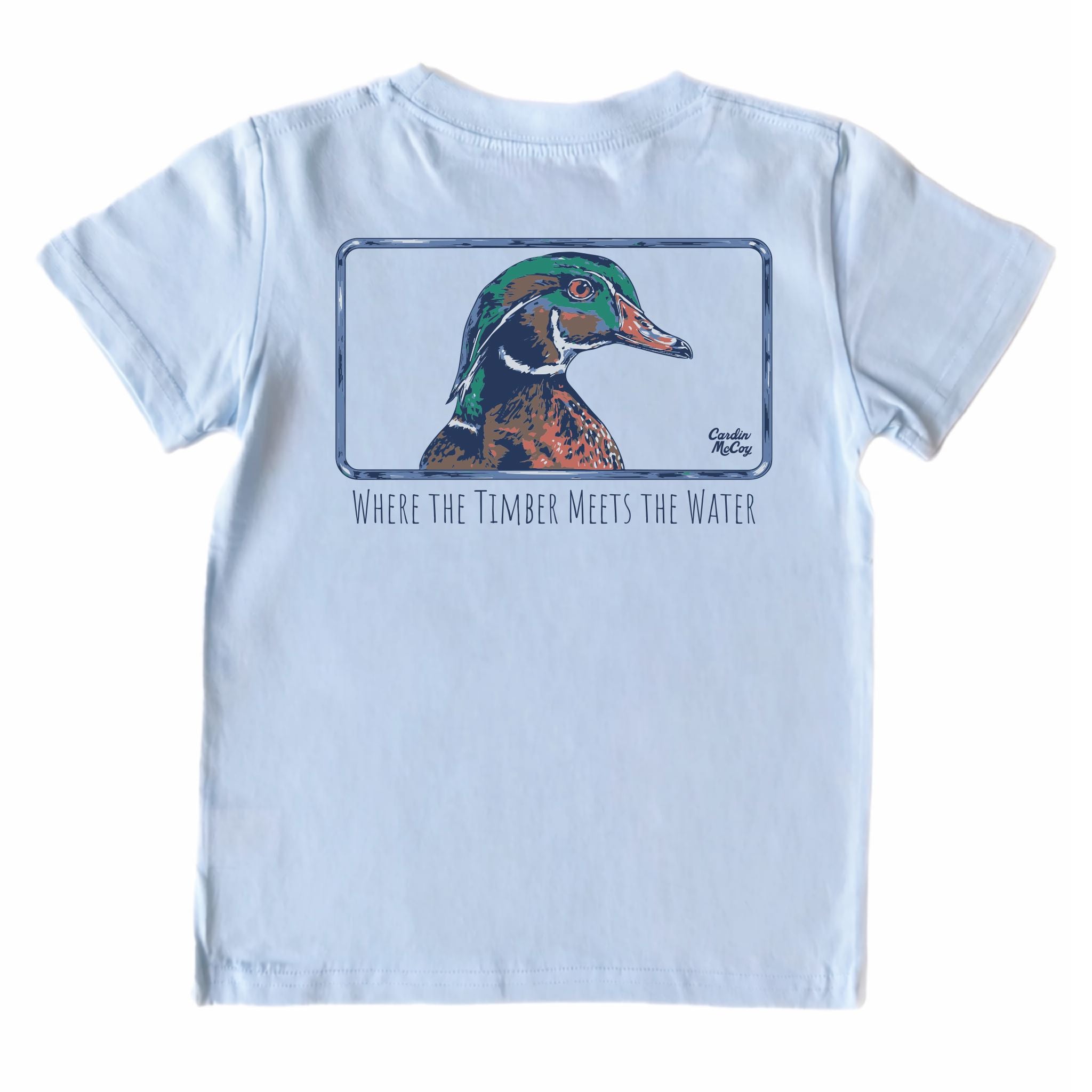 Kids' Timber Meets Short-Sleeve Tee Short Sleeve T-Shirt Cardin McCoy Cool Blue XXS (2/3) Pocket