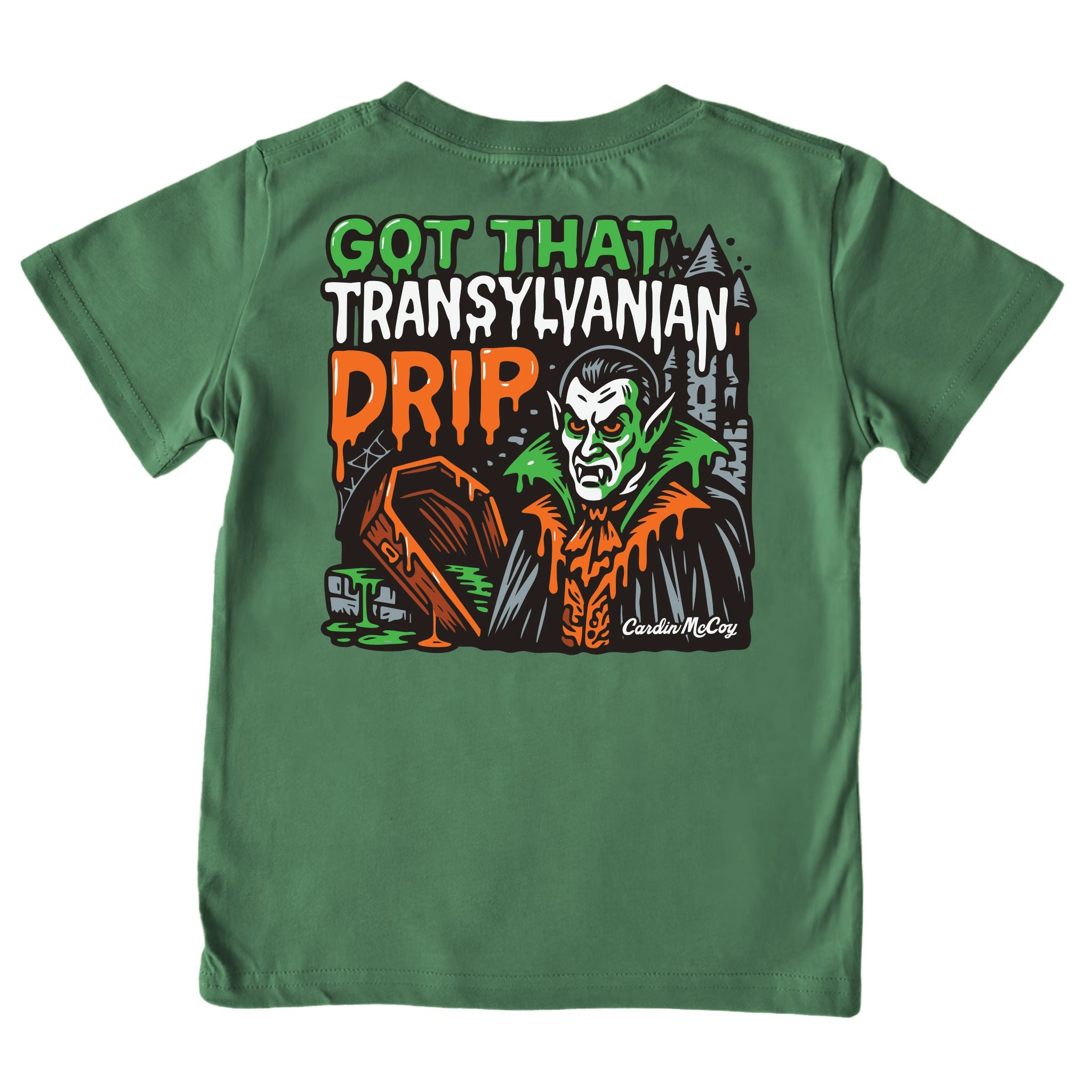 Kids' Transylvania Drip Short-Sleeve Tee - 100% Cotton – Cardin McCoy