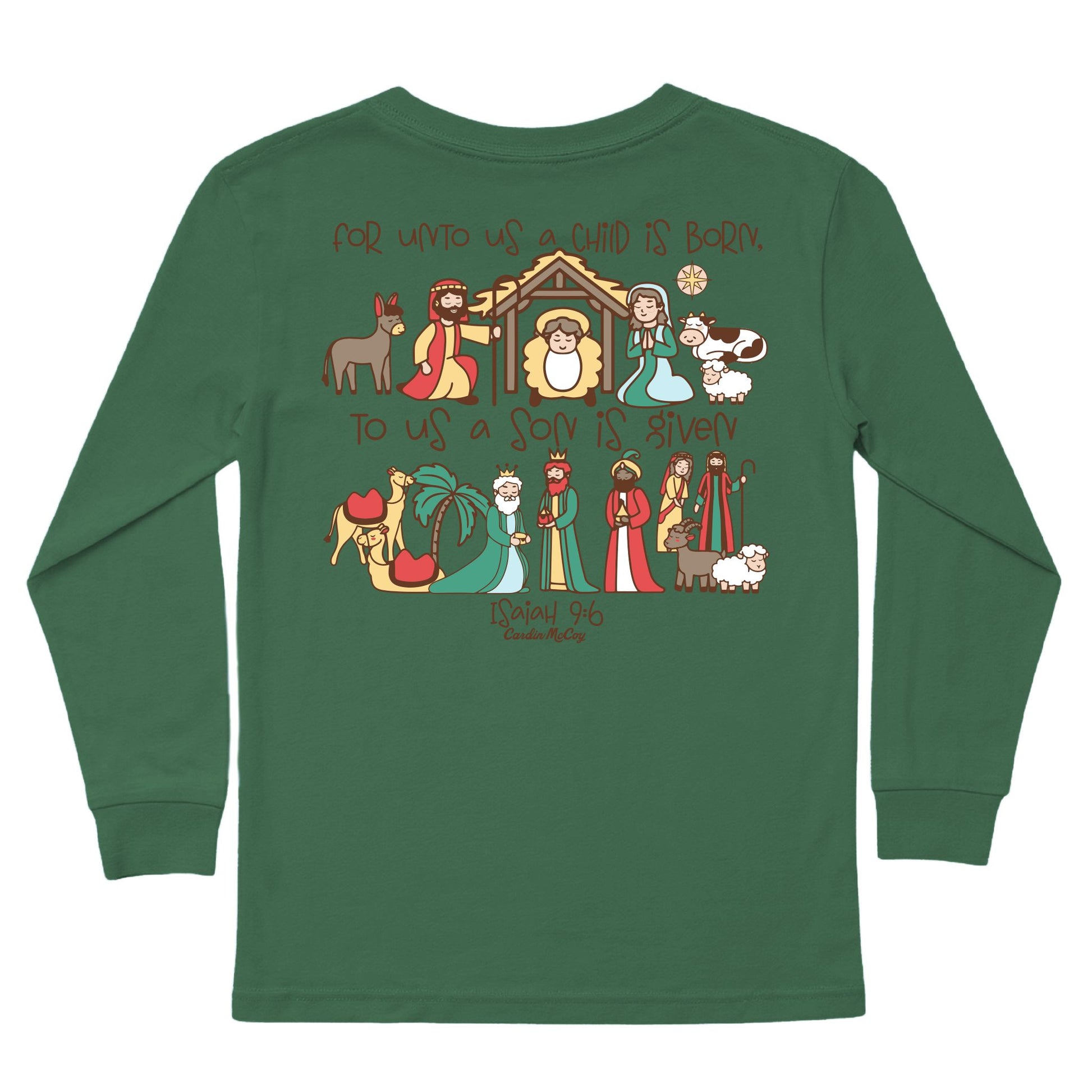 Kids' Unto Us Long-Sleeve Tee Long Sleeve T-Shirt Cardin McCoy Dark Olive XXS (2/3) Pocket