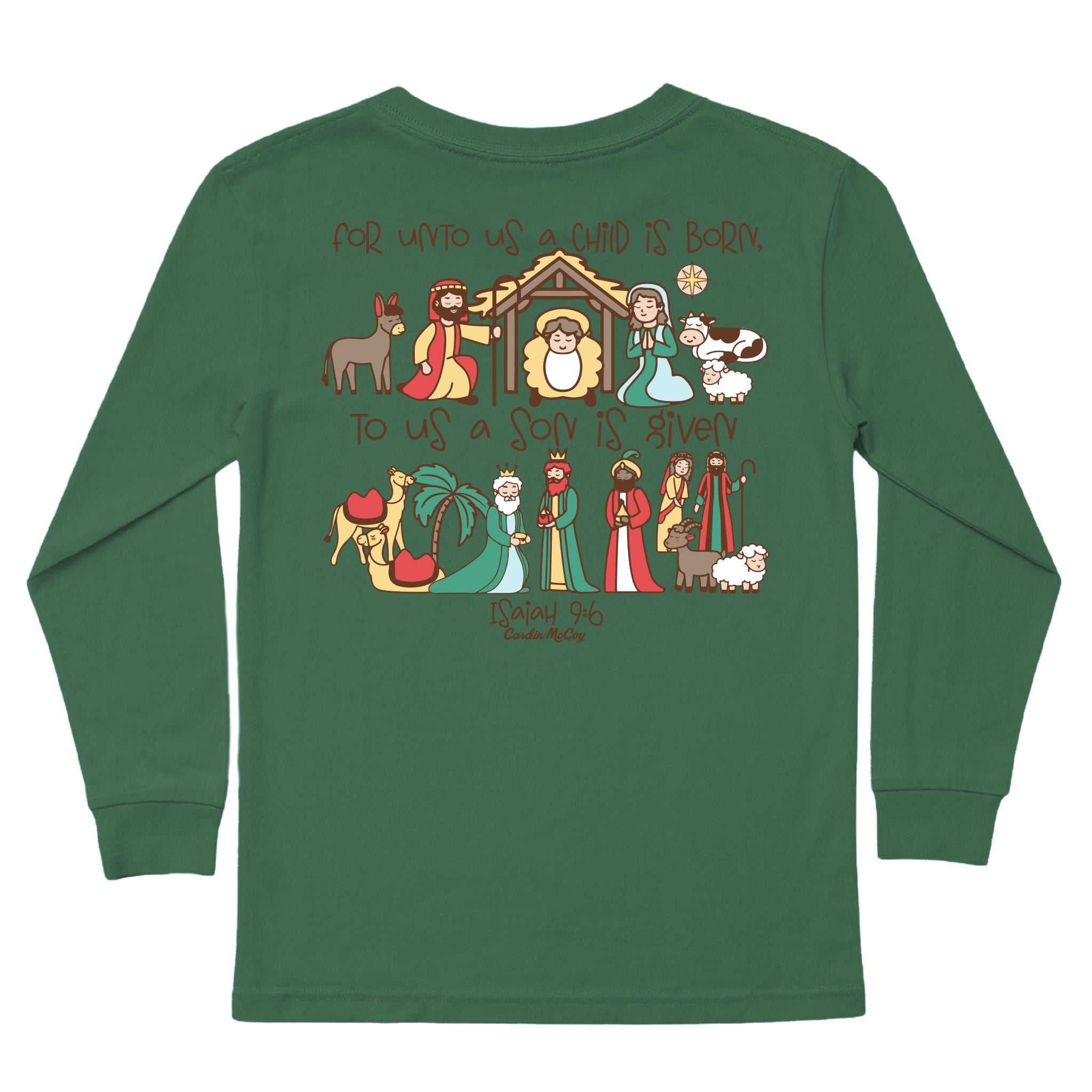Kids' Unto Us Long-Sleeve Tee Long Sleeve T-Shirt Cardin McCoy Dark Olive XXS (2/3) Pocket