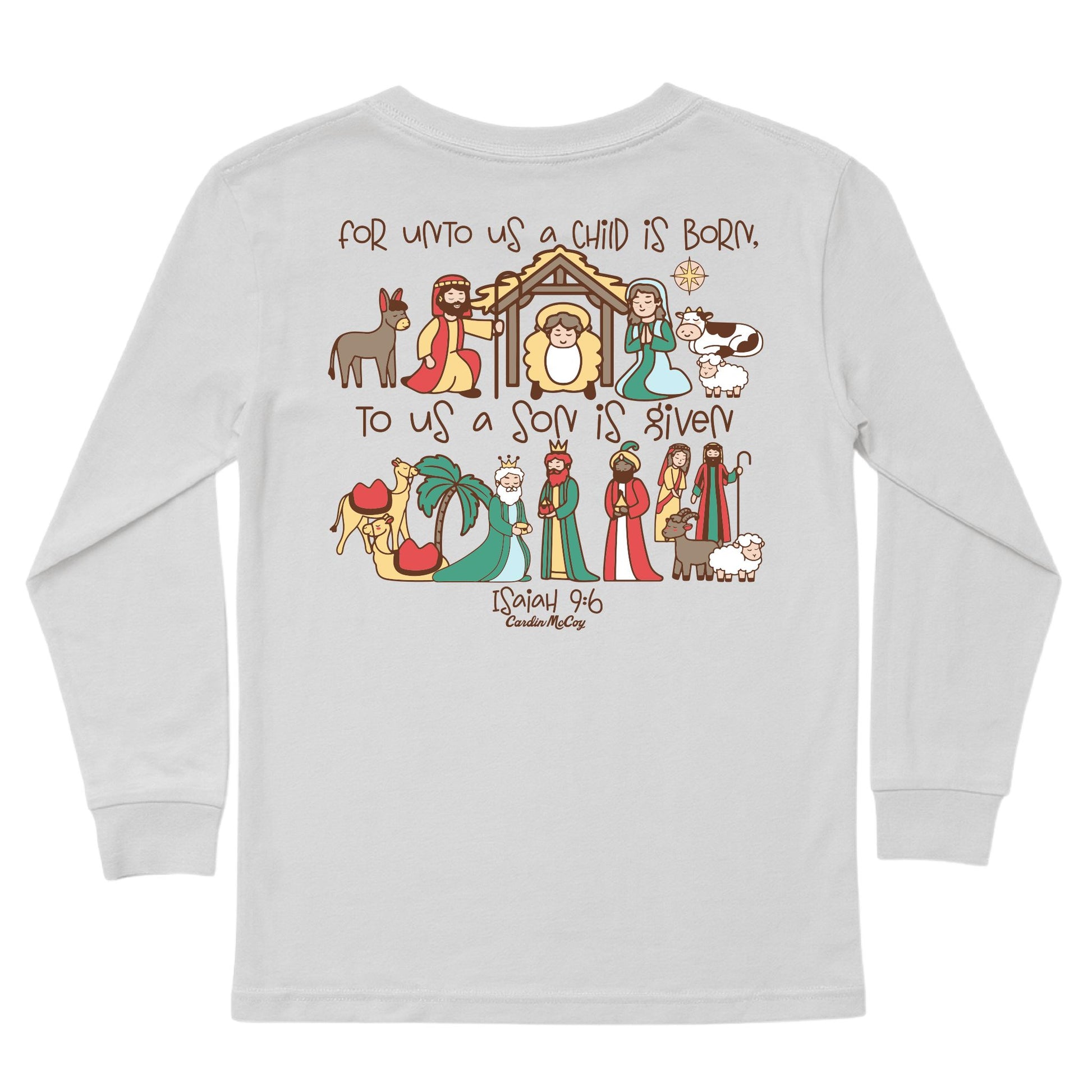 Kids' Unto Us Long-Sleeve Tee Long Sleeve T-Shirt Cardin McCoy Ice Gray XXS (2/3) Pocket
