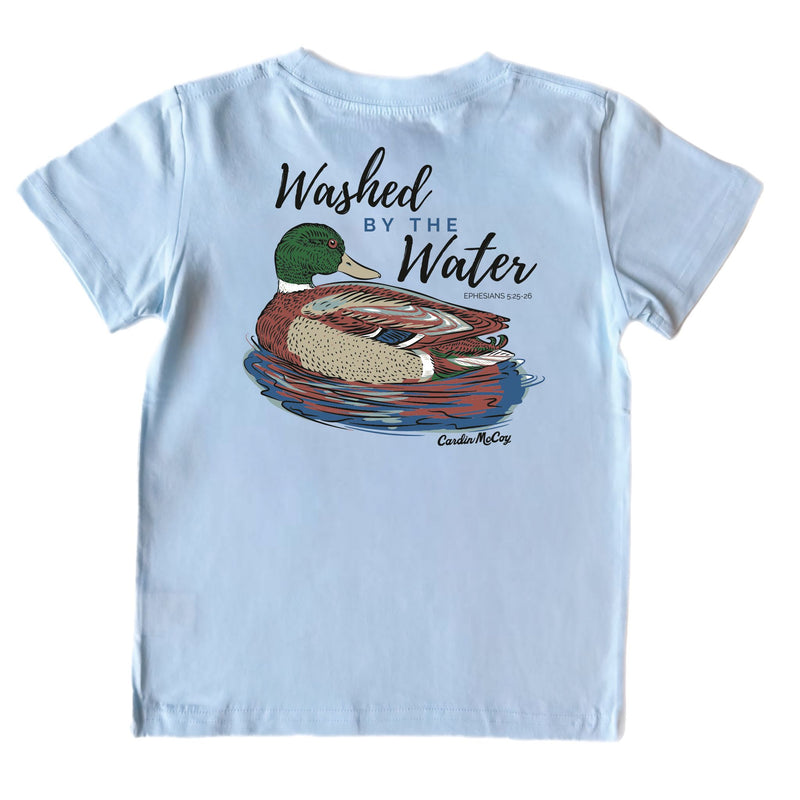 Kids' Washed By The Water Short-Sleeve Tee Short Sleeve T-Shirt Cardin McCoy Cool Blue XXS (2/3) Pocket