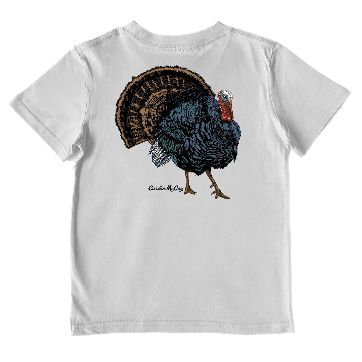 Kids' Wild Turkey Short-Sleeve Performance Tee Short Sleeve T-Shirt Cardin McCoy Gray Mist XXS (2/3) Performance