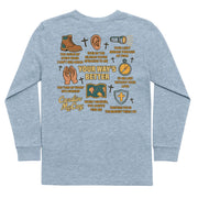 Kids' Your Way's Better Long-Sleeve Tee Long Sleeve T-Shirt Cardin McCoy Heather Gray XXS (2/3) No Pocket