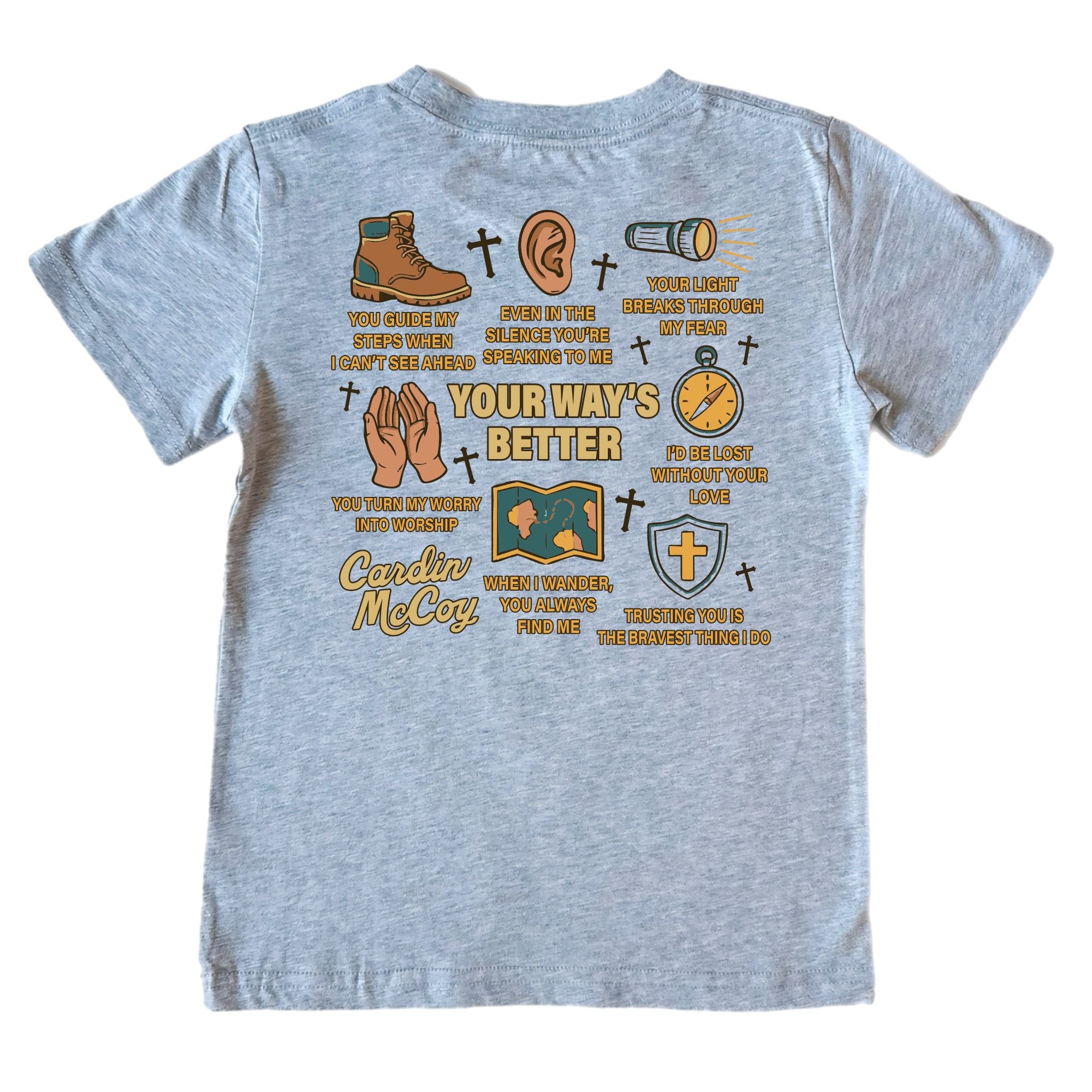 Kids' Your Way's Better Short-Sleeve Tee Short Sleeve T-Shirt Cardin McCoy Heather Gray XXS (2/3) Pocket
