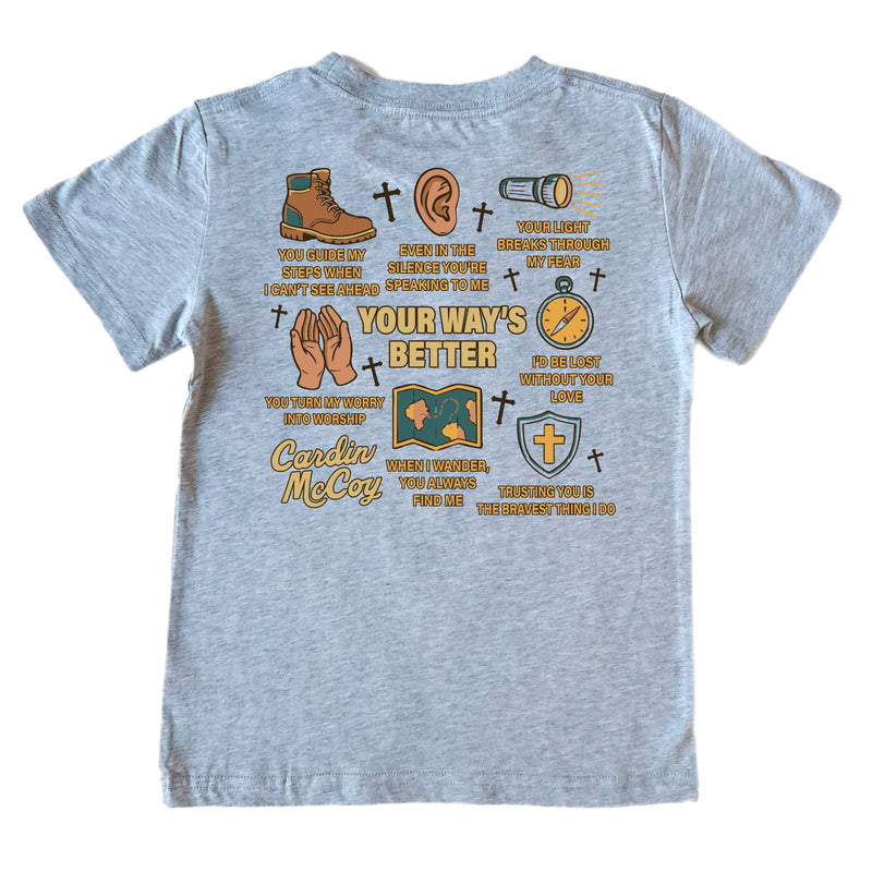 Kids' Your Way's Better Short-Sleeve Tee Short Sleeve T-Shirt Cardin McCoy Heather Gray XXS (2/3) Pocket