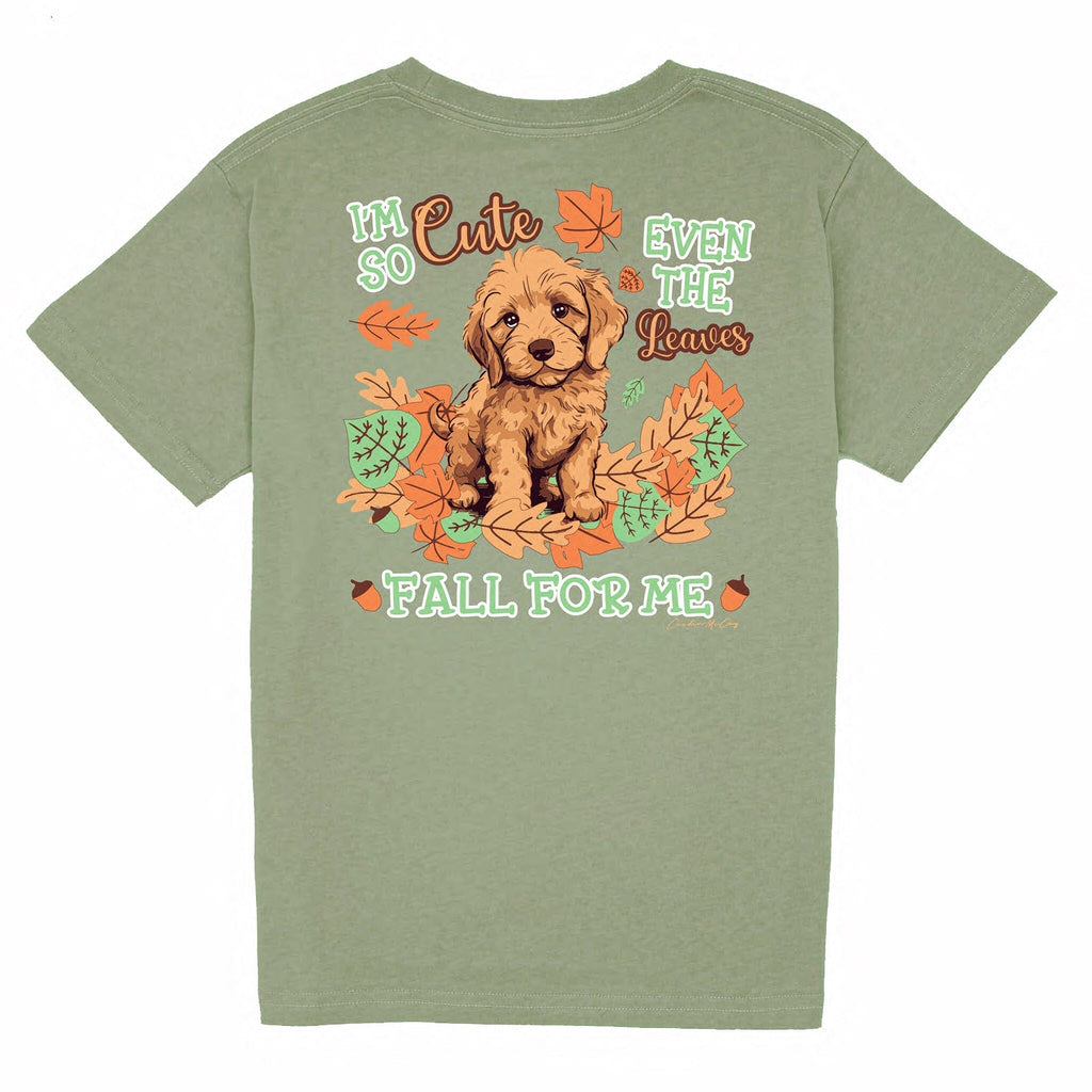 Kids' Even the Leaves Short Sleeve Pocket Tee Short Sleeve T-Shirt Cardin McCoy Light Olive XXS (2/3) 