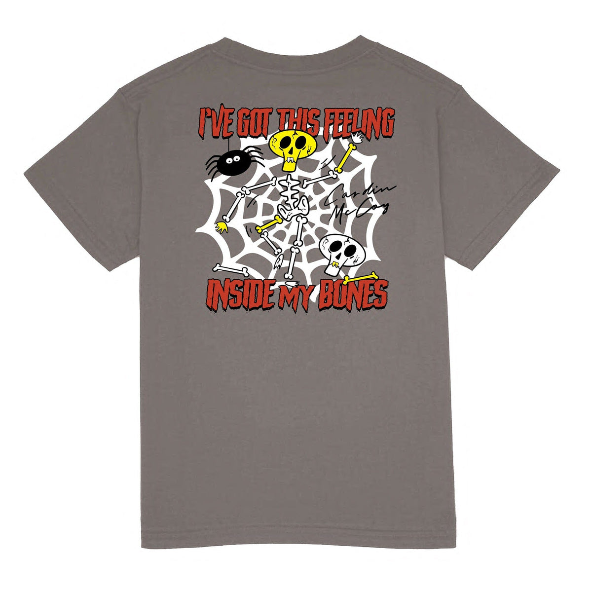 Kids' Feeling in My Bones Short Sleeve Pocket Tee Short Sleeve T-Shirt Cardin McCoy Anchor Gray XXS (2/3) 