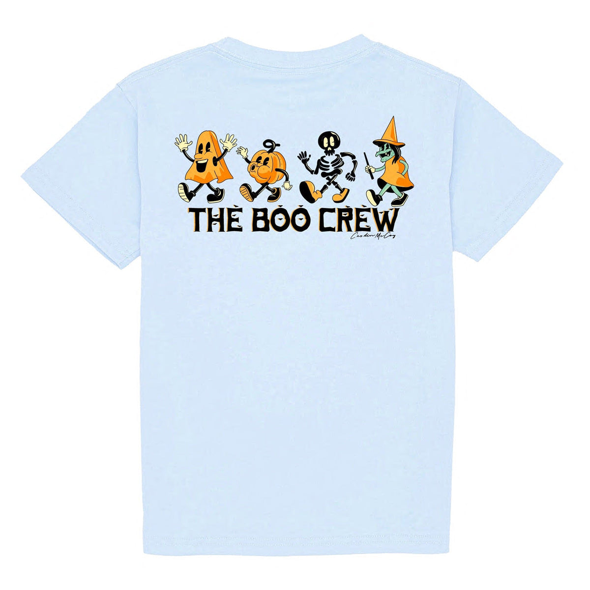 Kids' The Boo Crew Short Sleeve Pocket Tee Short Sleeve T-Shirt Cardin McCoy Cool Blue XXS (2/3) 