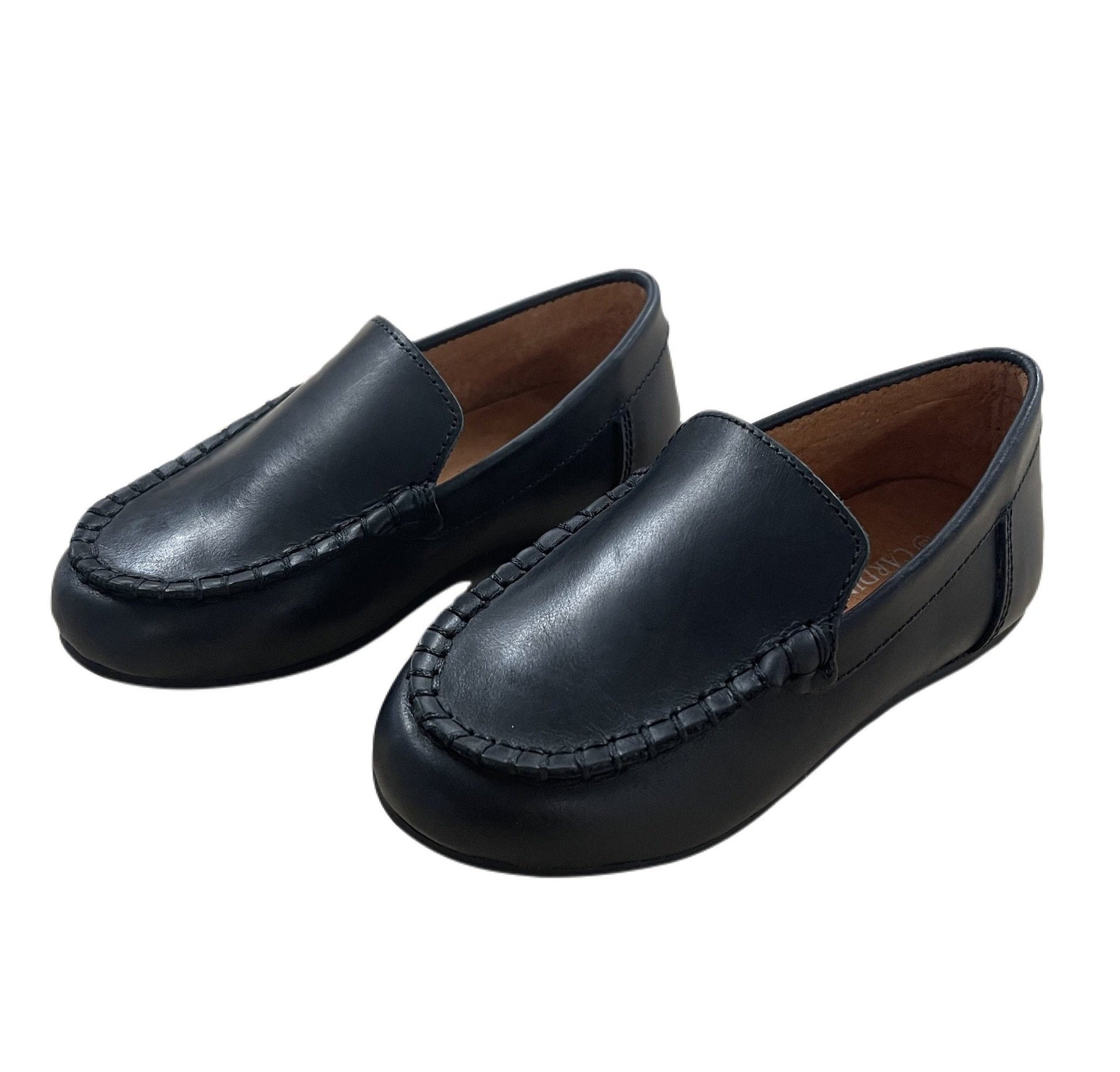 Cardin McCoy Boys' Classic Leather Loafer Black Black / 8 Cardin McCoy Boys' Classic Leather Loafer Black Black / 8